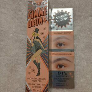 *Brand-New* Benefit 'GIMME BROW' Brow-Volumizing Fiber Gel - Cool Grey